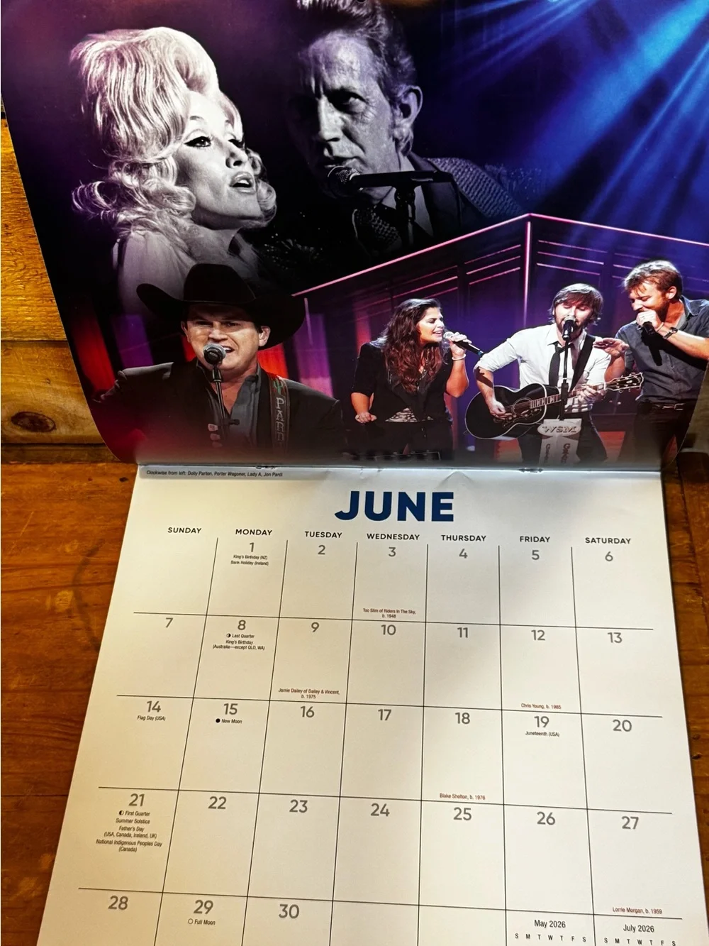 Grand Ole Opry 100th Anniversary 2026 Calendar -  12x12 (Dolly Parton, Lainey…)
